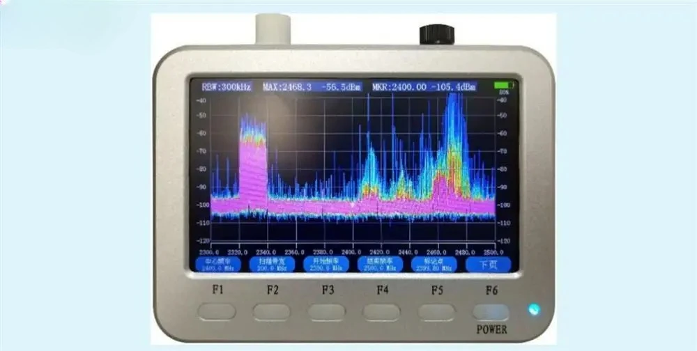 

Ручной портативный анализатор спектра, анализ спектра 10 м ~ 2,7G 2G3G4G 5G, тестер беспроводного сигнала