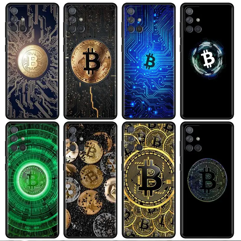 I Love Accept Bitcoin Case For Samsung Galaxy A54 A52 A14 5G A53 A12 A13 A71 A23 A34 A33 A21s Phone Cover
