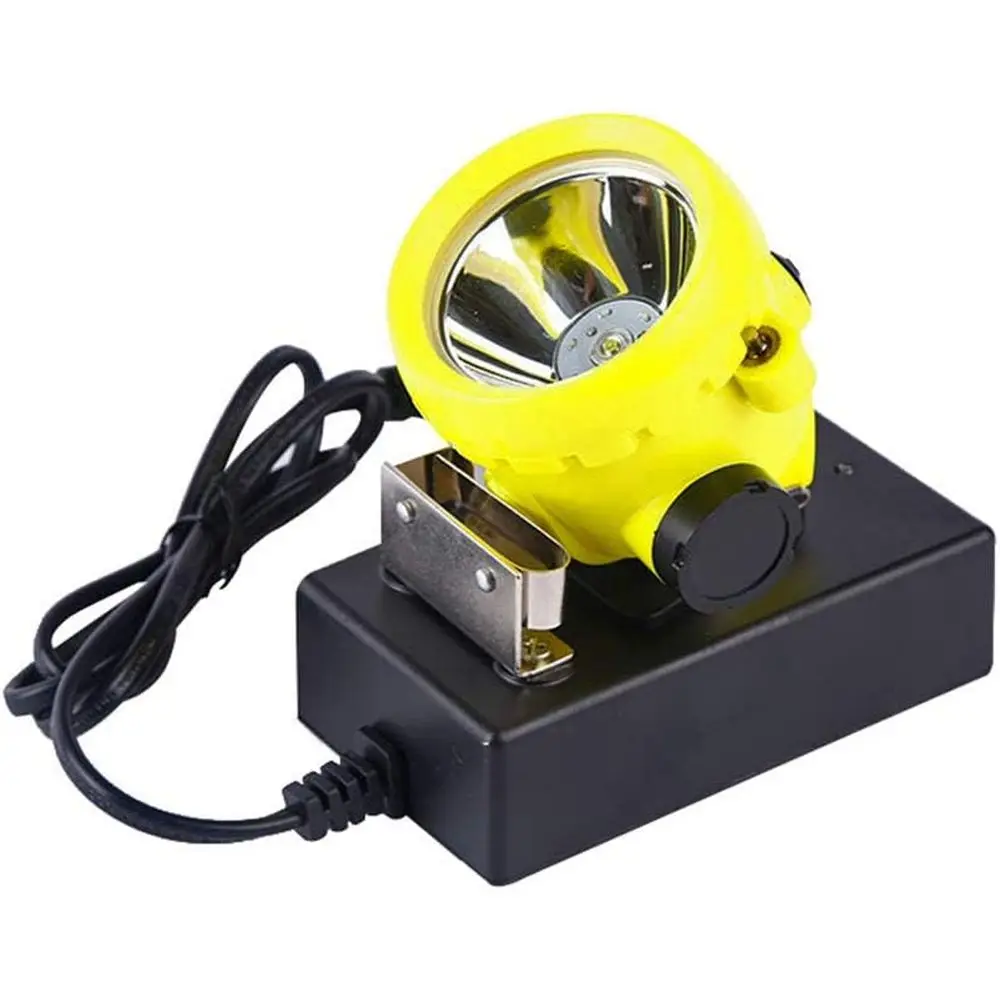 

Super Bright Rechargeable LED Mining lamp, 1 Main + 6 LED Miner Lamp, Explosion-Proo Waterproo Hard Hat Light, Underground Coal