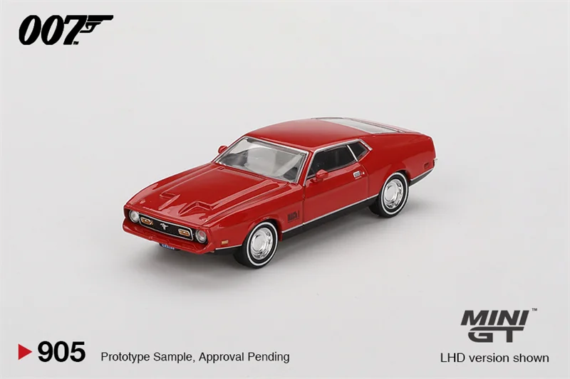 

MINI GT 1:64 Mustang Mach 1 "Diamonds Are Forever" английская блистерная упаковка, китайское издание, модель автомобиля из сплава