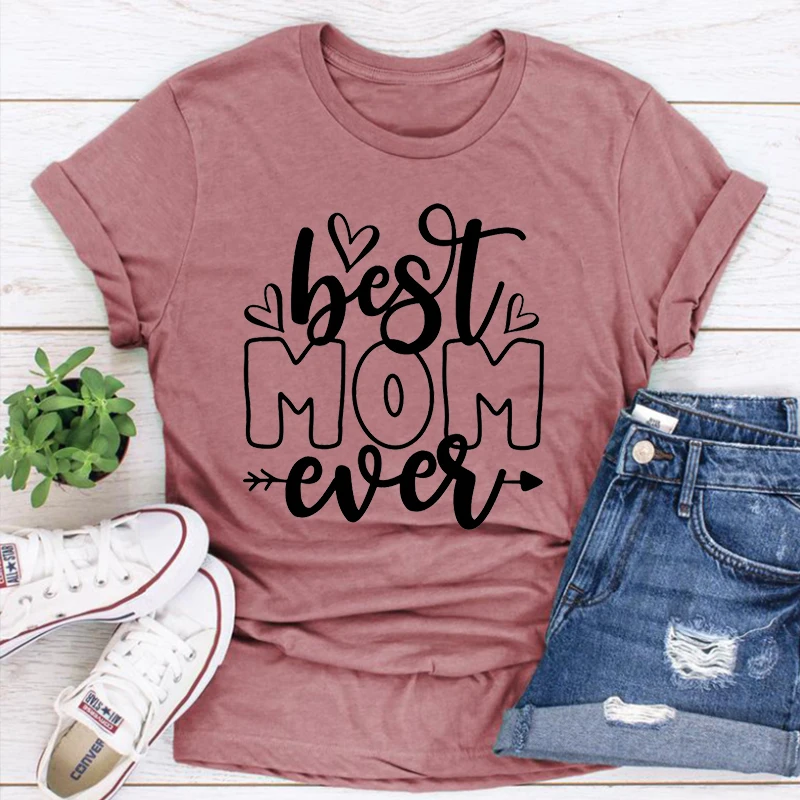 

Mom Tshirt Mom Birthday Gift Mothers Day Gift Mother's Day Shirt Gift for Mom Heart Women Clothing Gothic Tops