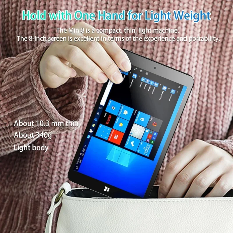 HDMI-порт 8 ГБ ОЗУ 128 Гб ПЗУ 8 дюймов AR2 Windows 10 планшетный ПК WIFI Bluetooth x5-Z8300 четырехъядерный 1280 x IPS Двойная камера