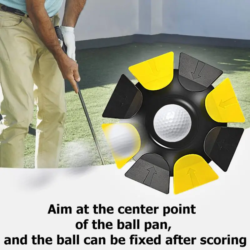 Golf Putting Cup Indoor Practice Training Aid Golf Practice Hole Cup Golf Putting Accuracy Trainer for Indoor Outdoor Golf