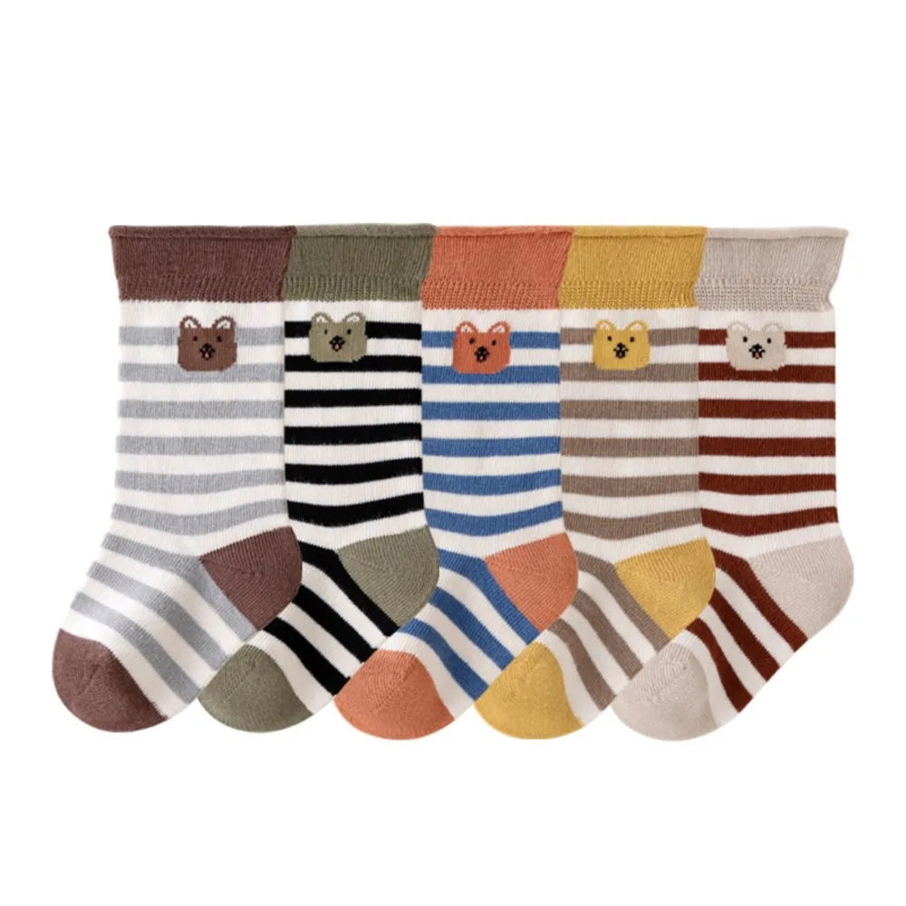 Baby socks new A cotton Korean cartoon let go not le newborn baby calf socks children socks.