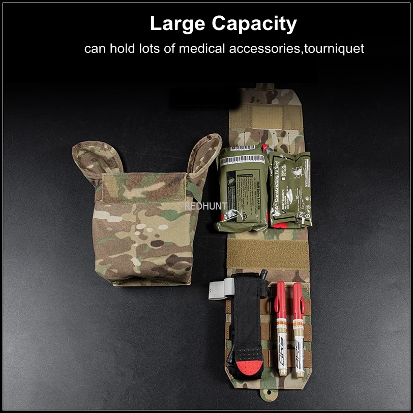 Tactical MOLLE Rip-Away EMT Medical First Aid IFAK Outdoor Medical Bag Mountaineering/Climbing Rescue Tools Bag