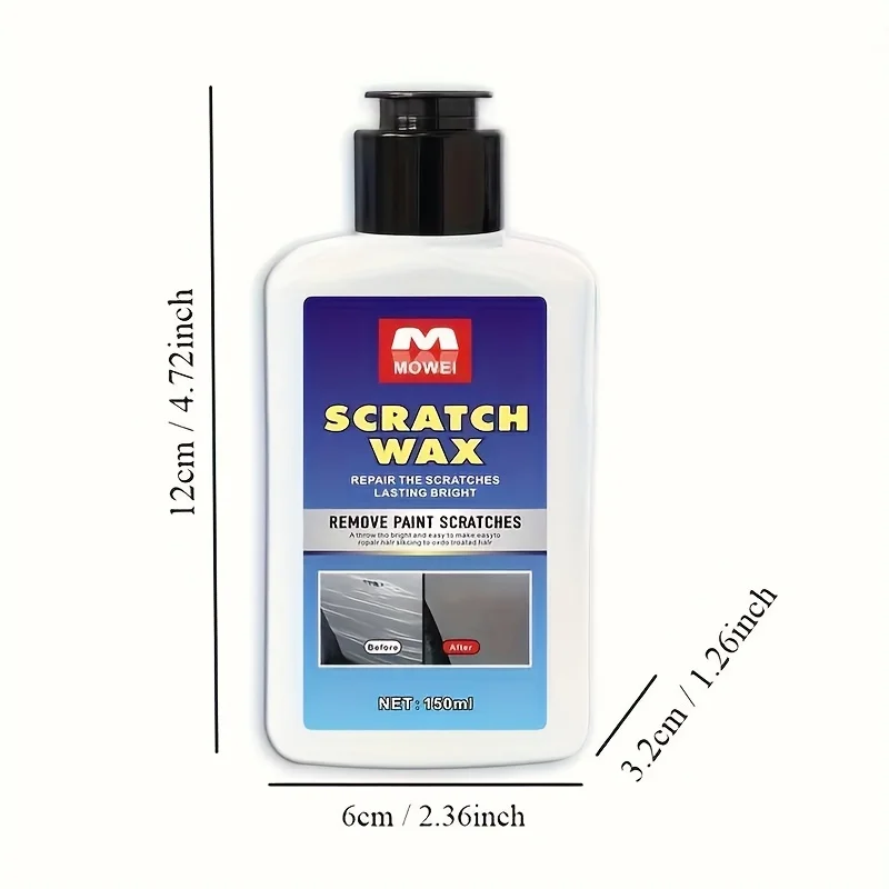 Car Scratch Wax Set for Car Paint Repair - Multifunctional Scratch Removal and Polishing, Car Paint Surface Recovery Agent, Paint