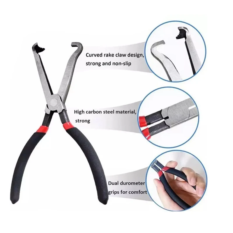 Car Electrical Disconnect Pliers Fuel Line Pliers Spark Plug Removal Pliers Automotive Electrical Connector Disconnect Pliers