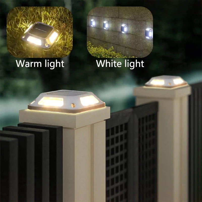 

waterproof Solar Road Stud Light Stainless Steel 8 LED Outdoor Solar Road Driveway Marker Lamp Patio Yard Dock Path Ground Light