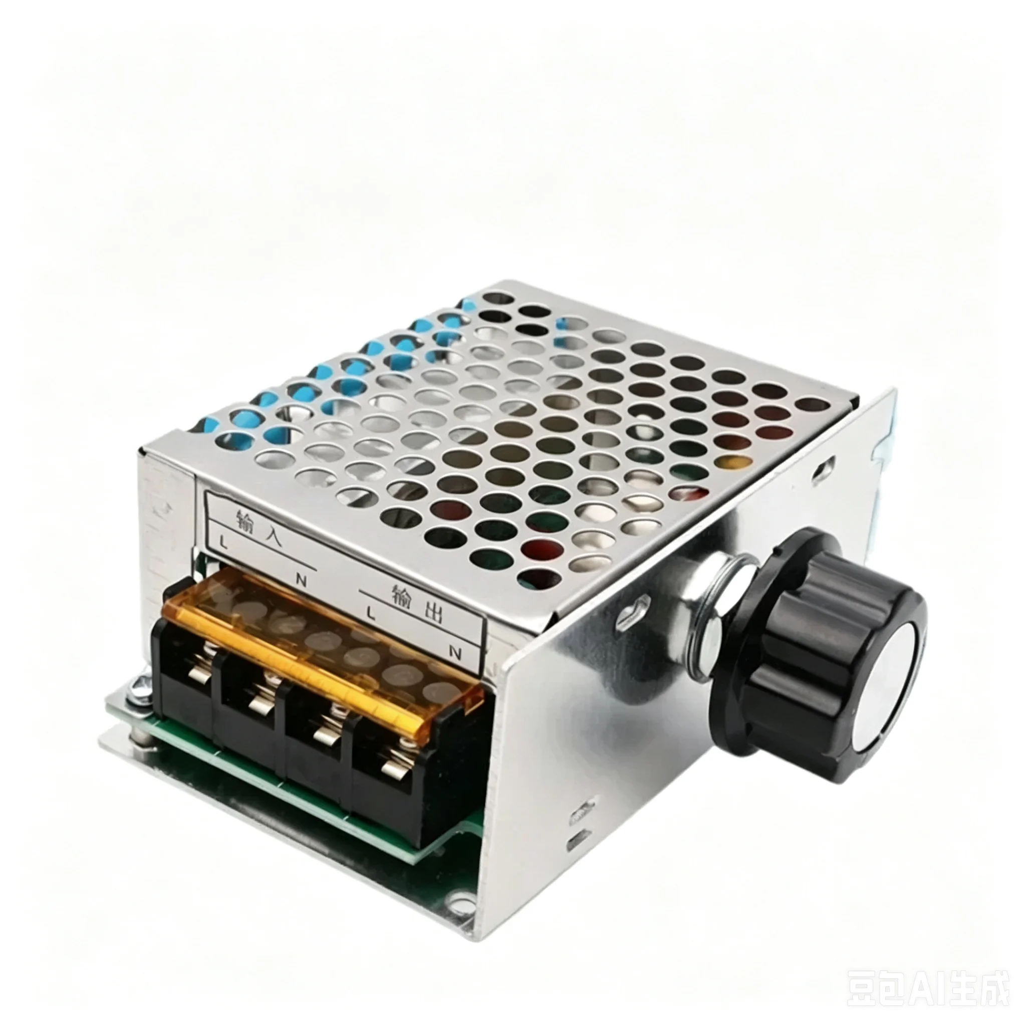 AC motor 4000W thyristor high power AC electronic voltage regulator module, dimming speed regulator