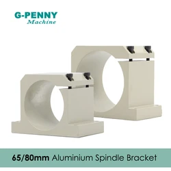 CNC Spindle Motor Clamping Bracket holder 65mm Diameter spindle Aluminium mounting Bracket 65mm Fixture!