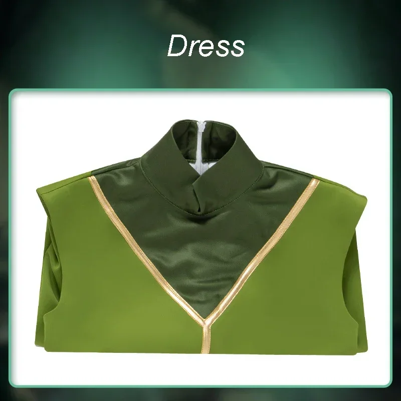 The Legend Keyleth Cosplay Costume Dress Pantyhose Anime Role Play Uniform Accessories Halloween Christmas Carnival Full Set