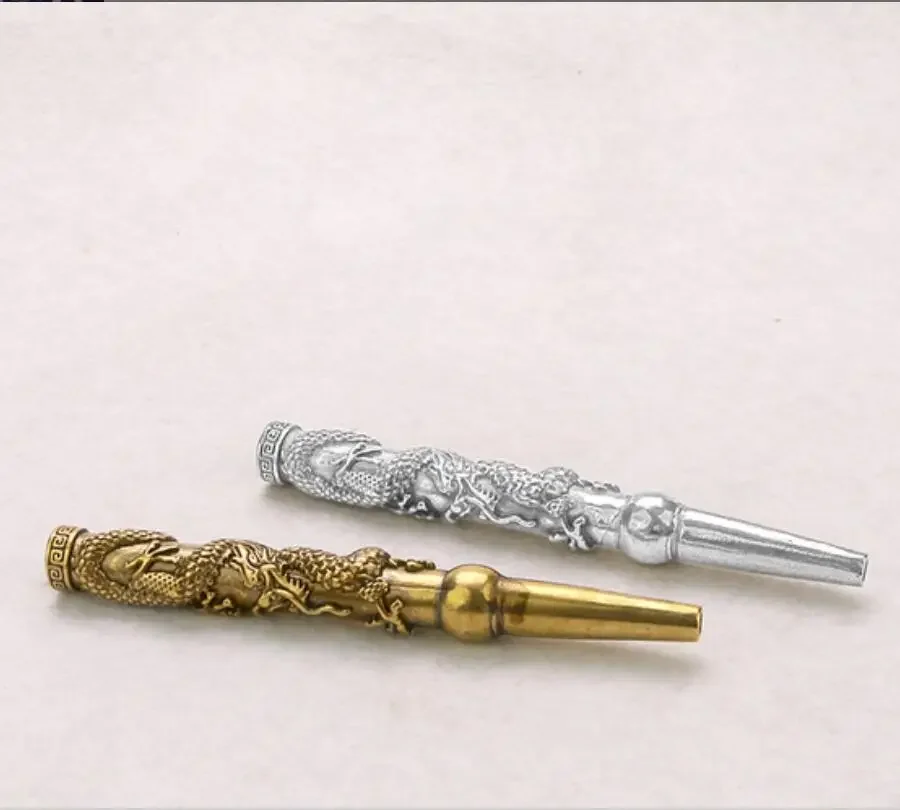 

Pure brass cigarette rod dragon cigarette holder filter circulation type washable pipe handicraft ornament
