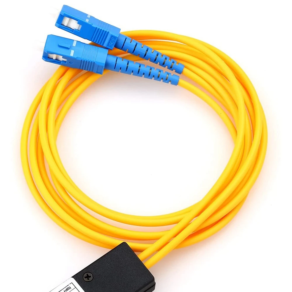 1 Point 2 Taper Fiber Optic Splitter Splice Box Splitter SC Port FTTH Fiber Home Cold Connection