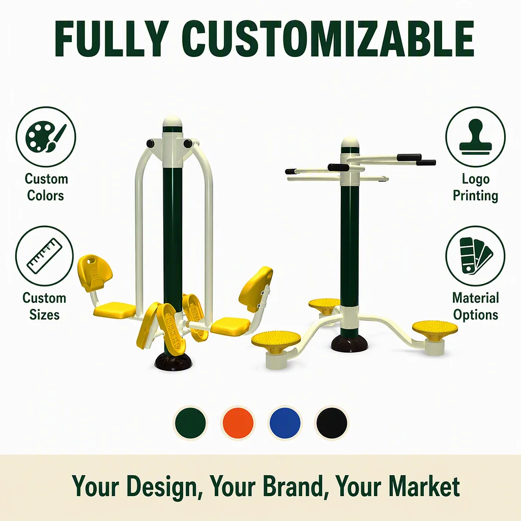High Quality Customized Outdoor Fitness Equipment Air Walker Kids LLDPE Steel School Park Community Wholesale
