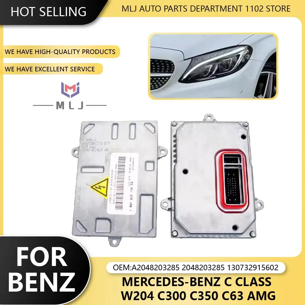 

New A2048203285 130732915602 Headlight Module Light Ballast Xenon Light Control Unit HID For C Class W204 C300 C350 C63 AMG