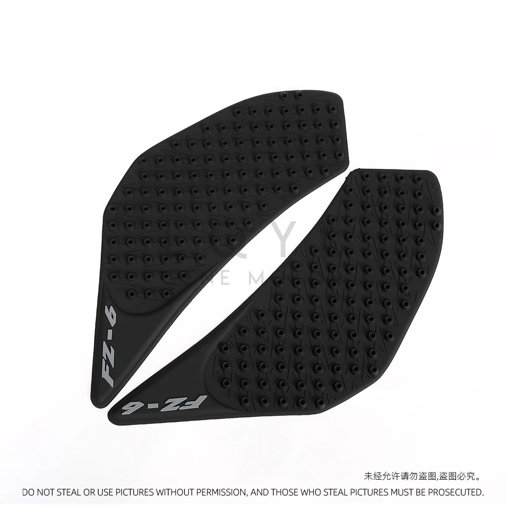 

Мотоциклетные противоскользящие накладки на бак, наклейки на газовые наколенники, боковые накладки, защитные наклейки для Yamaha FZ6 2006 2007 2008 2009 2010