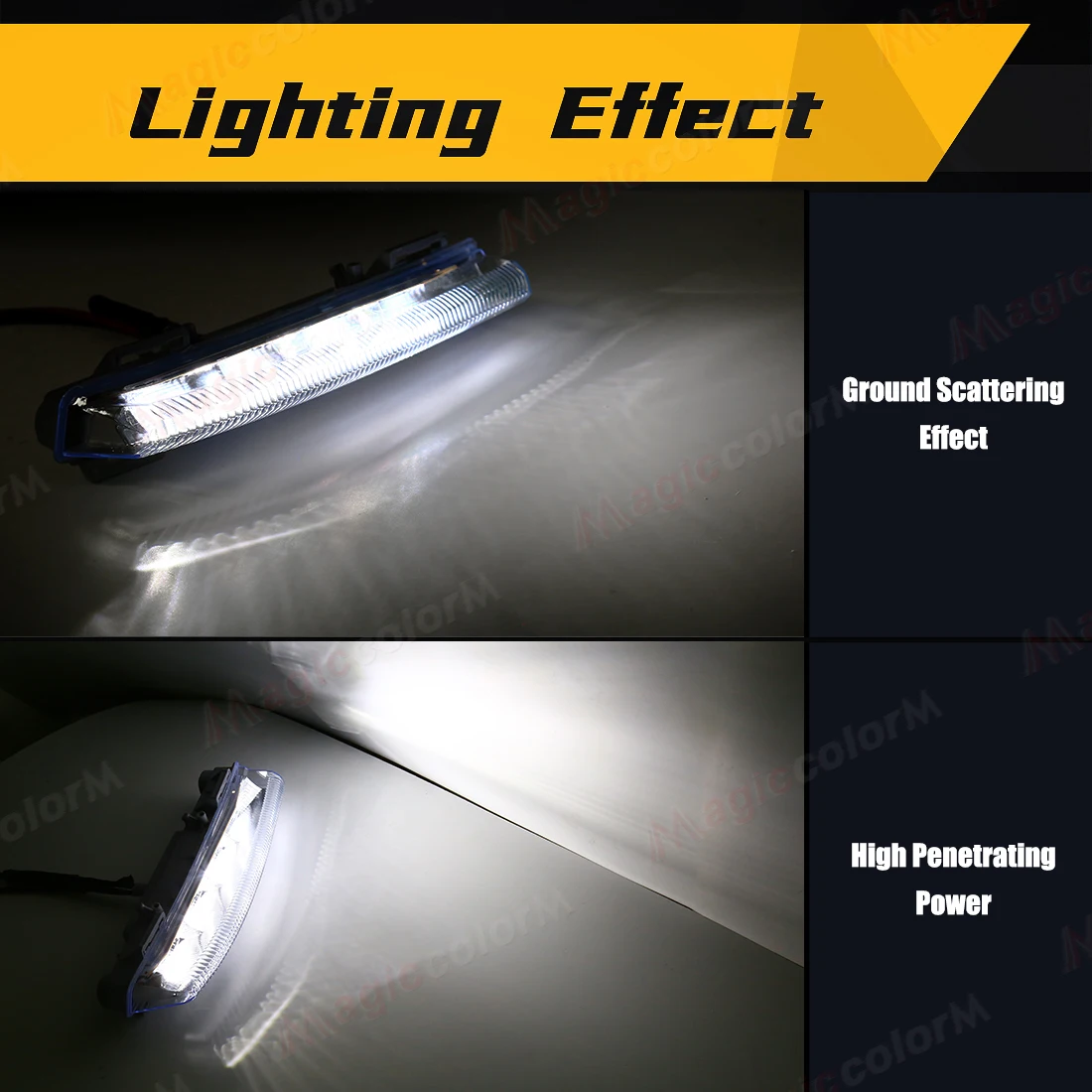 Car Front Daytime Running Light For Mercedes-Benz W204 W212 C250 C280 C350 E350 DRL Fog Lamp 12V A2049068900 A2049069000