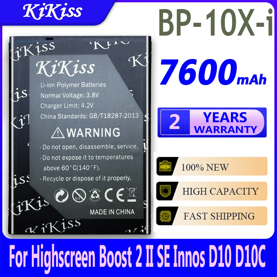 

Аккумулятор KiKiss большой емкости 7600 мАч для Innos D10 D10C D10F D10CF Highscreen Boost 2 II SE