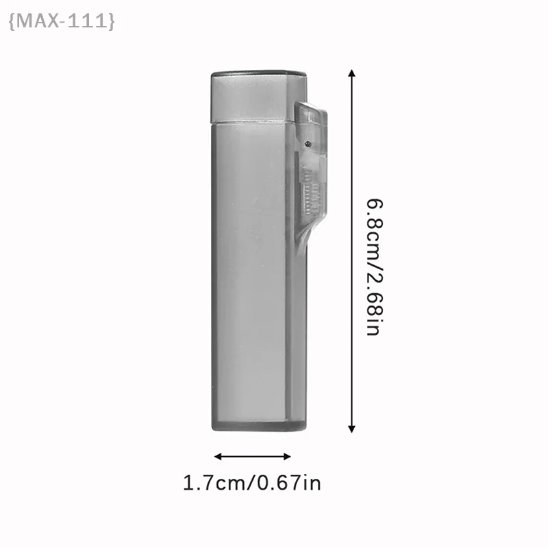 1 قطعة علبة أعواد أسنان صغيرة، حامل بلاستيكي شفاف مع غطاء لتخزين النظافة المحمولة {MXA-111}