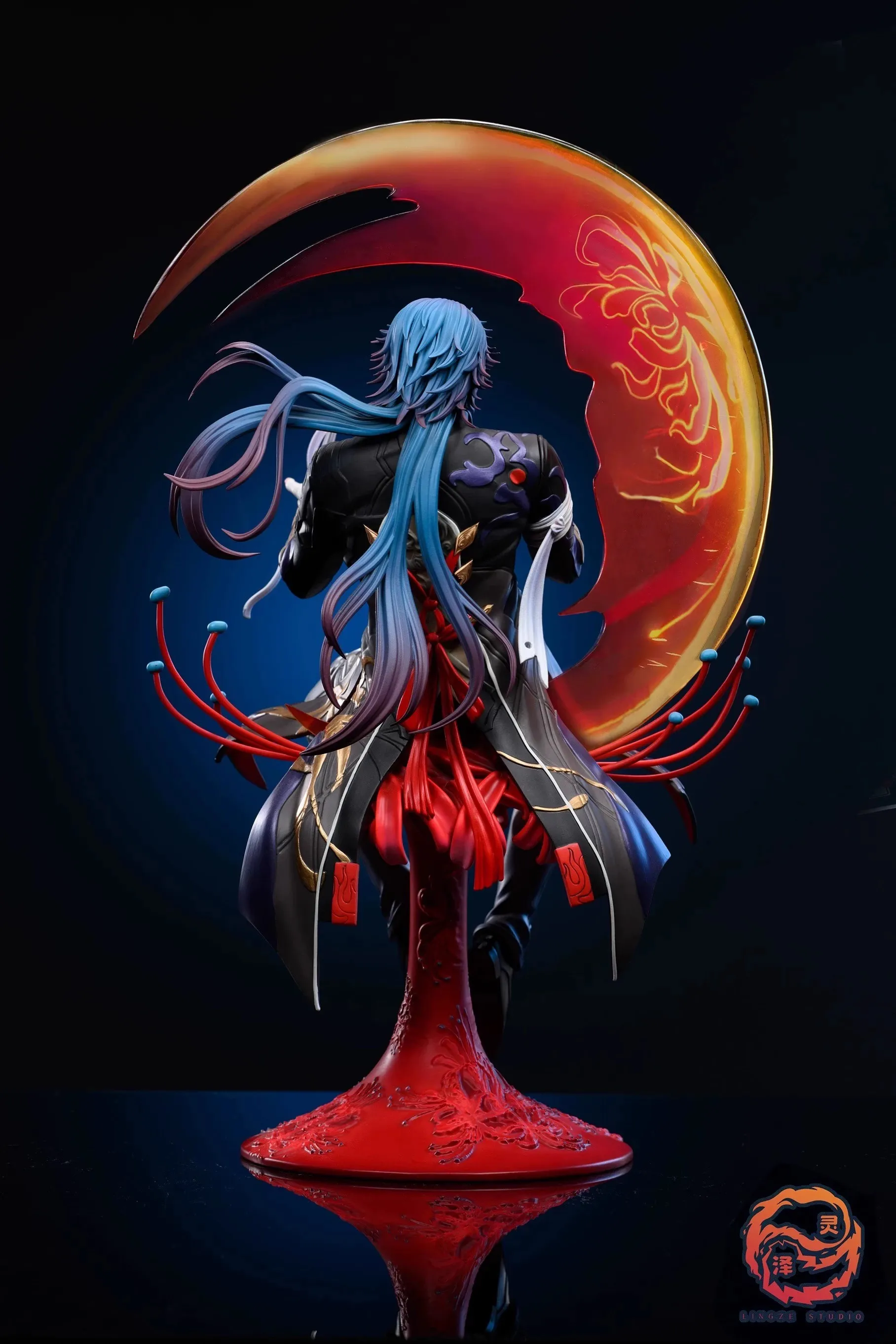 39.5Cm Hars Lingze Studio Gk Honkai: Star Rail Blade Game Action Figure Collectible Model Garage Kit Standbeeld Speelgoed gift