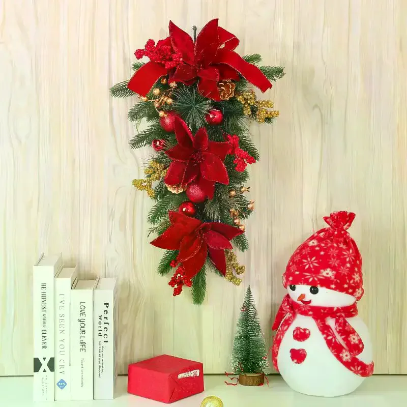 60CM Christmas Wreath Pendant - огляд і ціна Pendant Lighting Christmas Decor