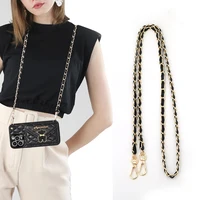 120cm Purse Chain Strap Crossbody Handbag Chains Replacement Leather Shoulder Bag Chain Straps Diy Women Girl Bag Part Accessory 3