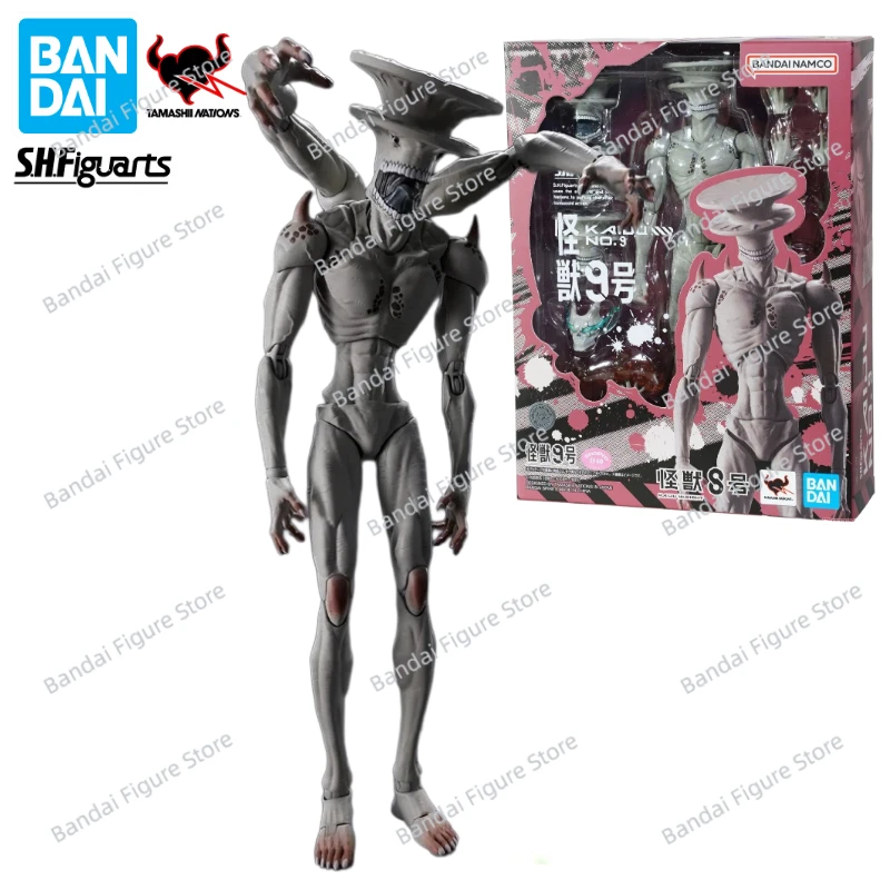 In Stock Bandai S.H.Figuarts SHF KAIJU No.9 Villain BOSS Kaiju No. 8 Anime Action Figure Toy Gift Model Collection Hobby