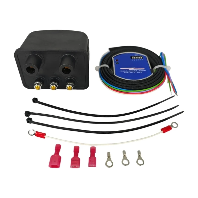 Ignition Module and Coil for Motorcycles 12V Wiring Assembly D2Ki-5P 2000I DC6-5 D2Ki-1P for FLH FLHS FLHT FLHX X37F