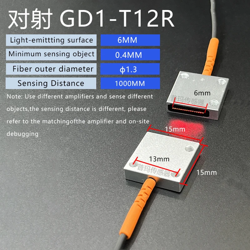 

PARMA Matrix Fiber Matrix Fiber Sensor Area Fiber Optic Diffuse Reflection Through-beam Fiber Amplifier GD1-T12R