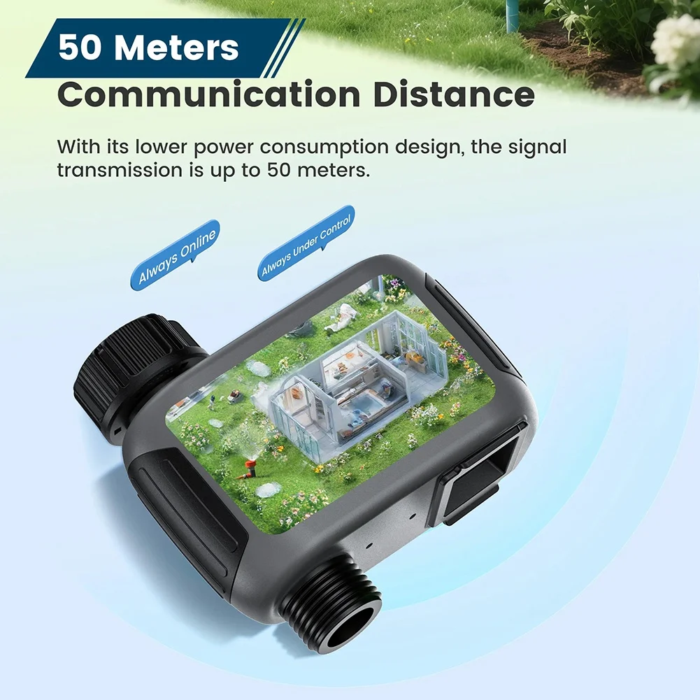 【Stock limité!】 pour système d'irrigation goutte-à-goutte de jardin, minuterie d'eau intelligente, minuterie de tuyau Wifi, contrôleur d'arrosage, aucun Hub nécessaire