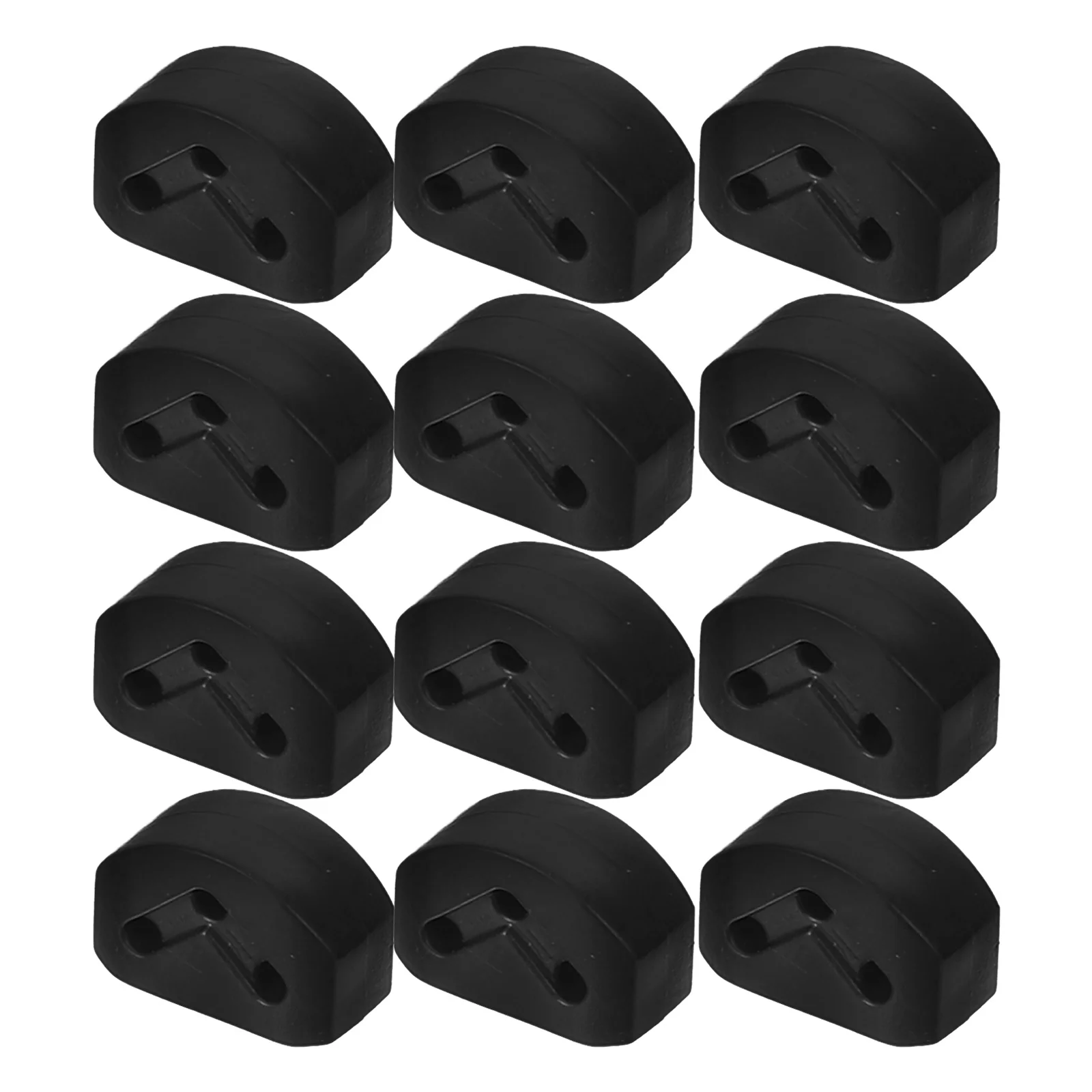 

12 Pcs Replacement Guitar String Nails Accessories Musical Instrument Tidy Black Abs