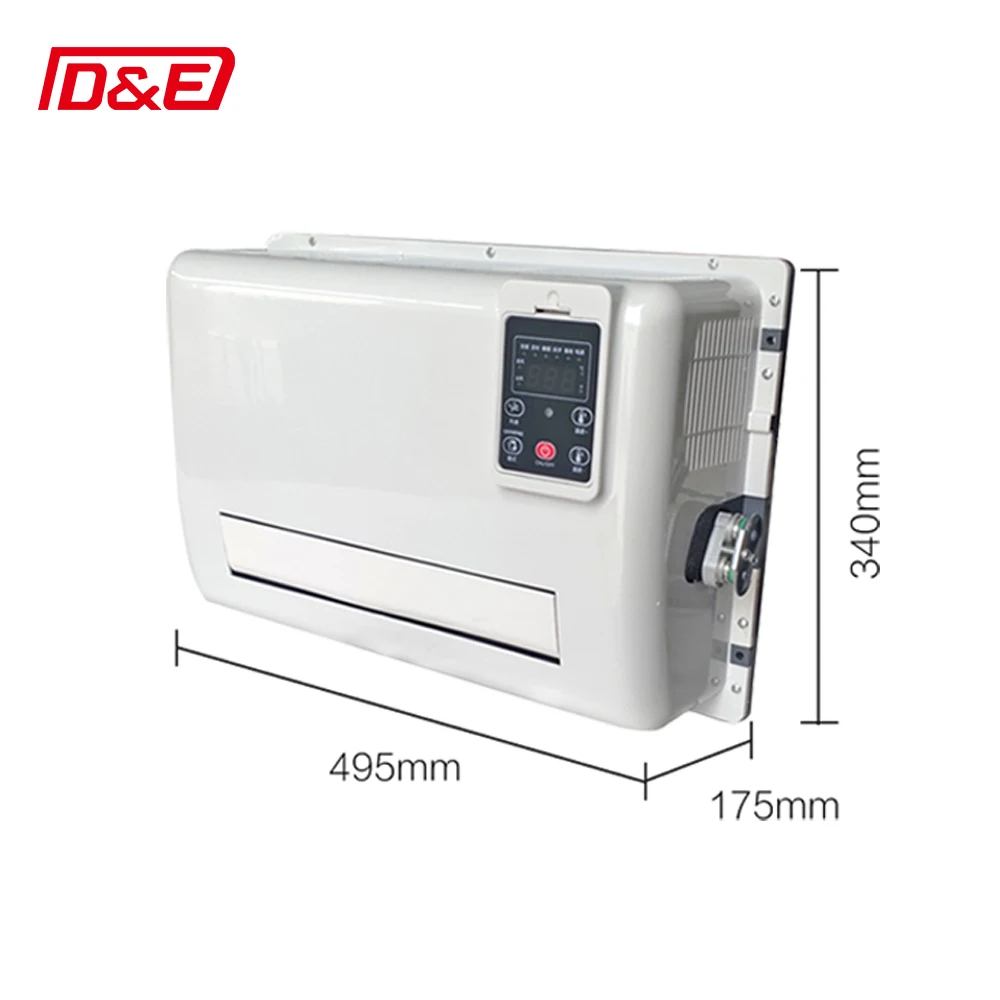 Steel AC Split Unit New Arrival 12V DC Electric Air Conditioner For Cars Trucks Buses Boats 24V 800W Power R-134a