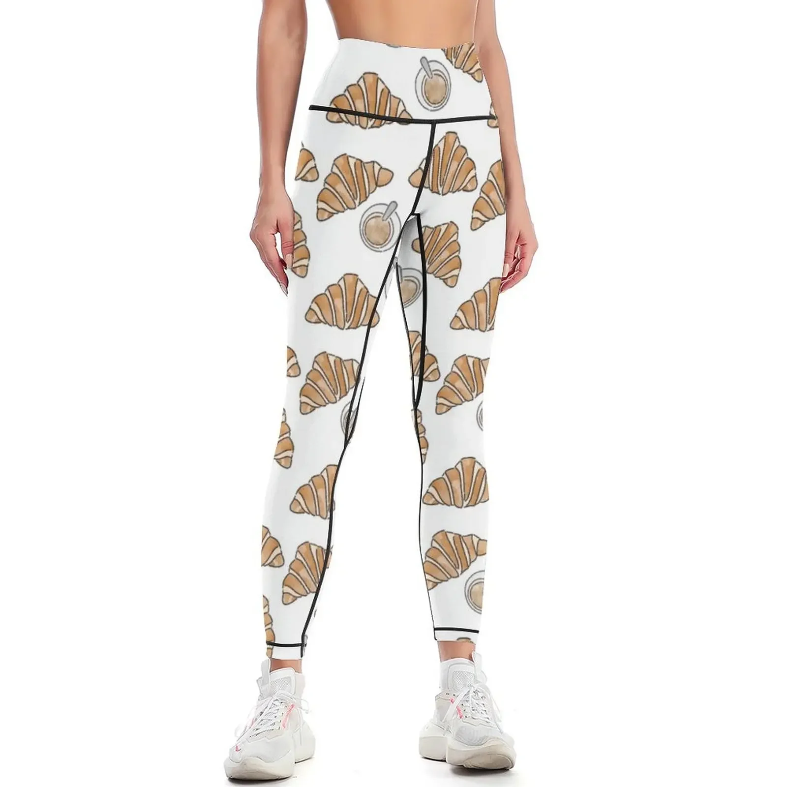 

Six Ounce Illustration Signature Pattern Leggings for physical leggins push up woman gym top Womens Leggings