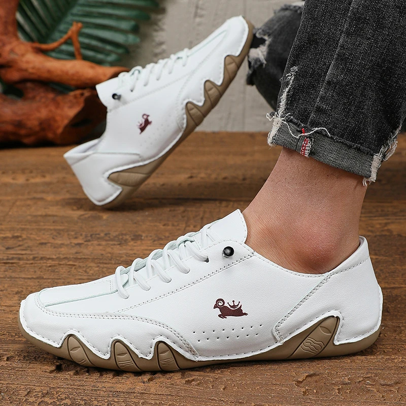 Shoes for Man Fashion Brand Loafers Soft Soled Comfortable Casual Walking Shoes Breathable Sports Tennis Outdoor Driving Shoes image 5