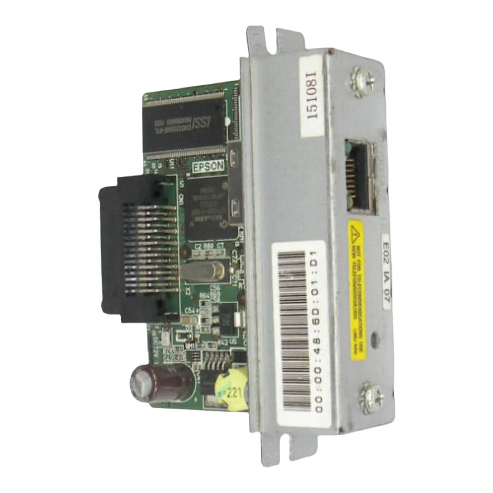 Placa de interfaz Ethernet UB-E02 M155B RJ-45 compatible con EPSON TM-U200 Series TM-T88II T88IV TM-U675 TM-H6000/H6000II TM-U590