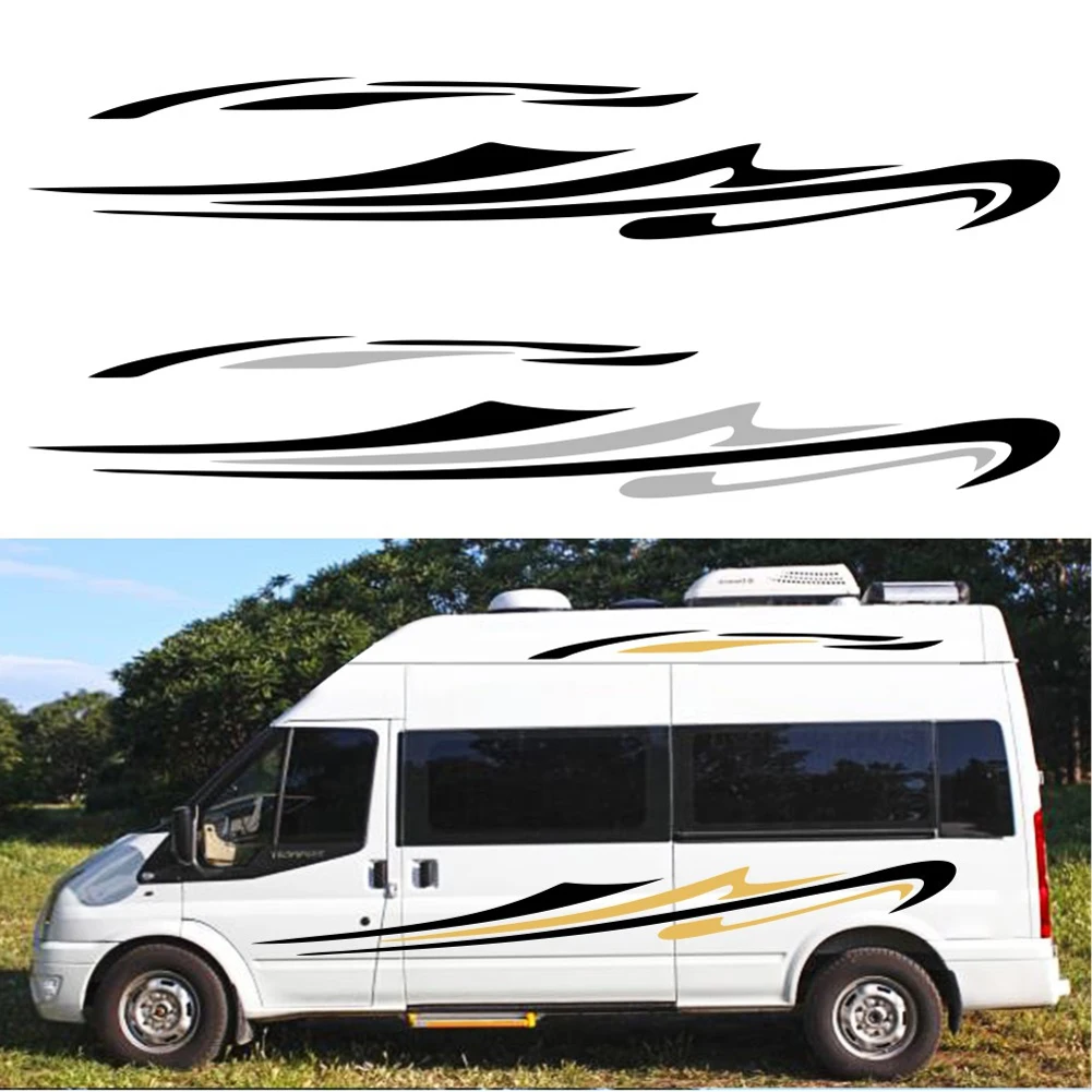 

For Mercedes Sprinter Car Long Side Stripes Stickers Auto DIY Sports Styling Decoration Decal Automobiles Car Tuning Accessories