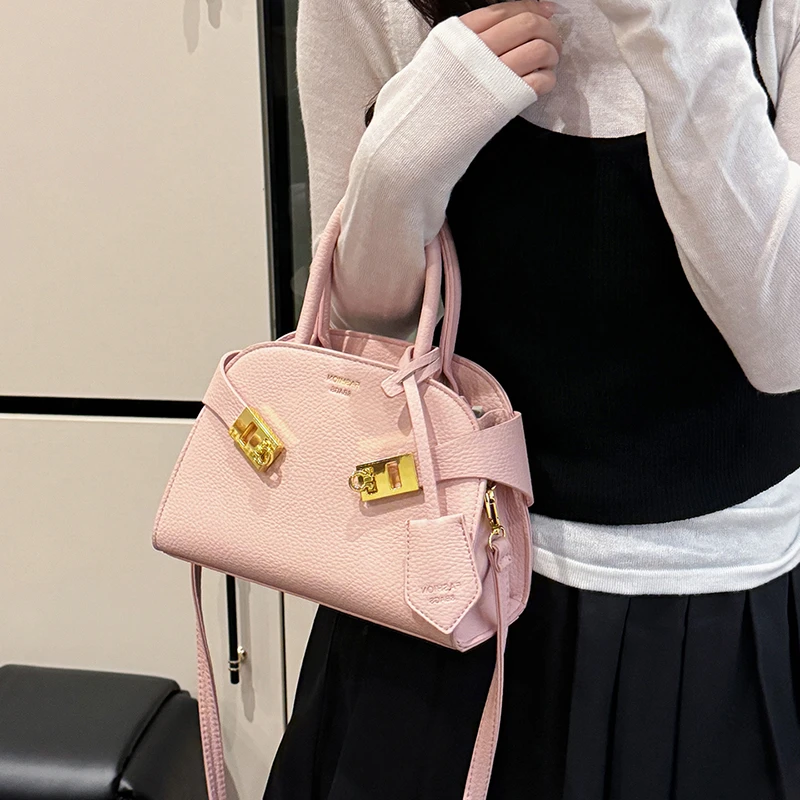 

Luxury Women High End Fashion Leather Shoulder Bag Elegant Classic Tote Handbag Daily Crossbody Chic Style