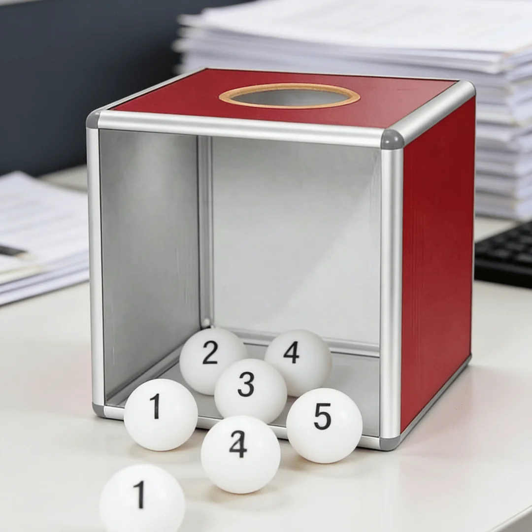 Glücks-Party-Geschenkbox mit Kugel-Set, abnehmbar und wiederverwendbar für Spendenaktionen und Schulanfangsfeiern – Detail 5