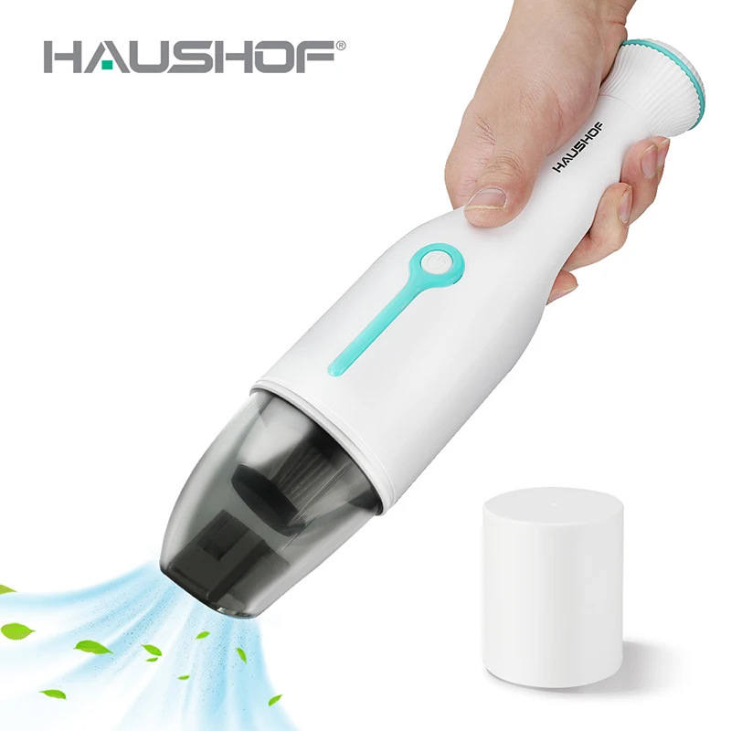 HAUSHOF Cordless Handheld Vacuum with Brushless Motor Vacuum Cleaner Powerful Cyclone Suction Rechargeable for Car Home Pet Hair