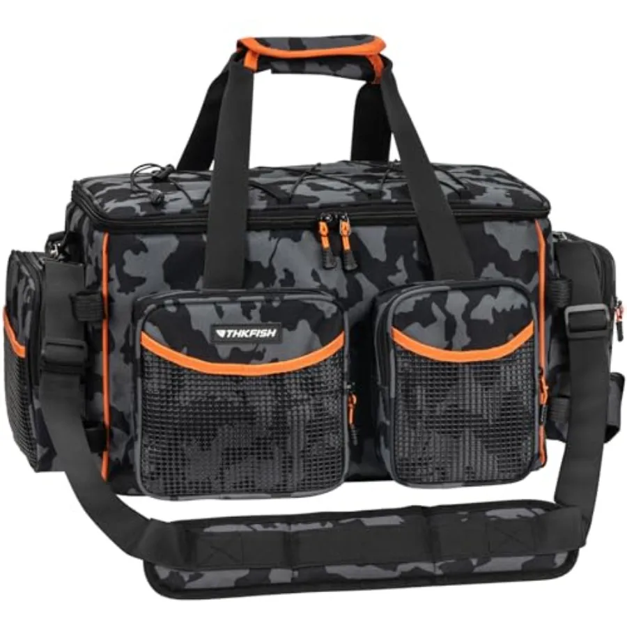 

Fishing Tackle Bag for 3600/3700 Tackle Box Waterproof Soft Bottom Large Tackle Box Bag Saltwater and Freshwater Fishing Bags