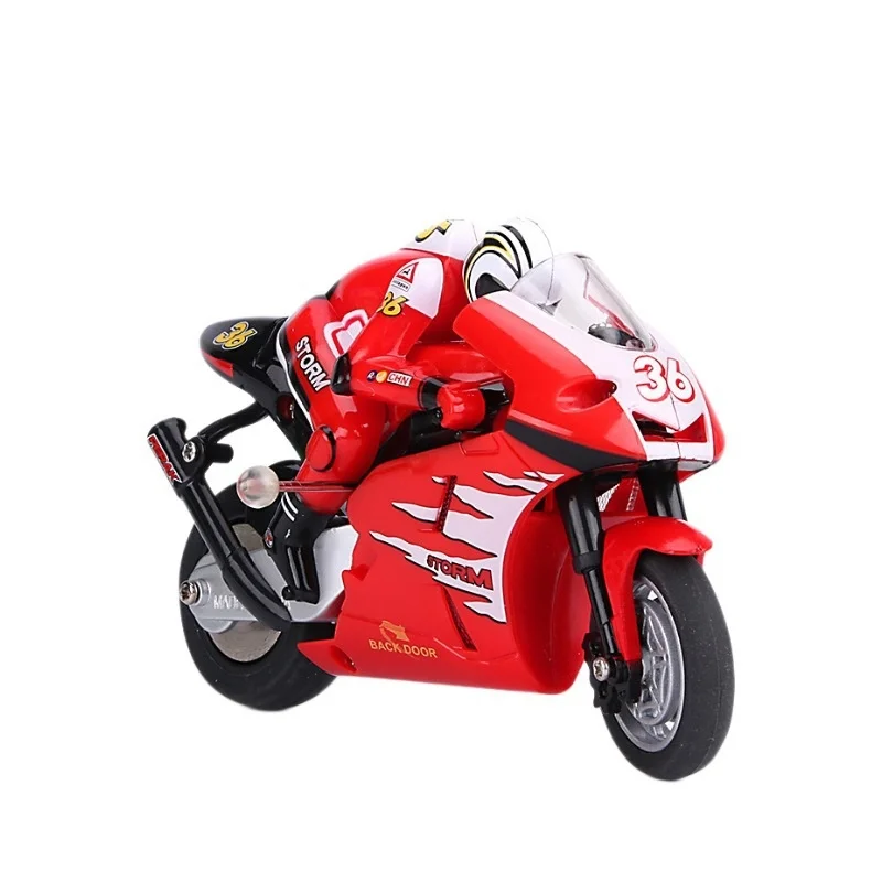 Simulación Delin transfronteriza, Mini Jumping Stunt Racing Gyro, Control remoto eléctrico, motocicleta, juguete para regalo para niño