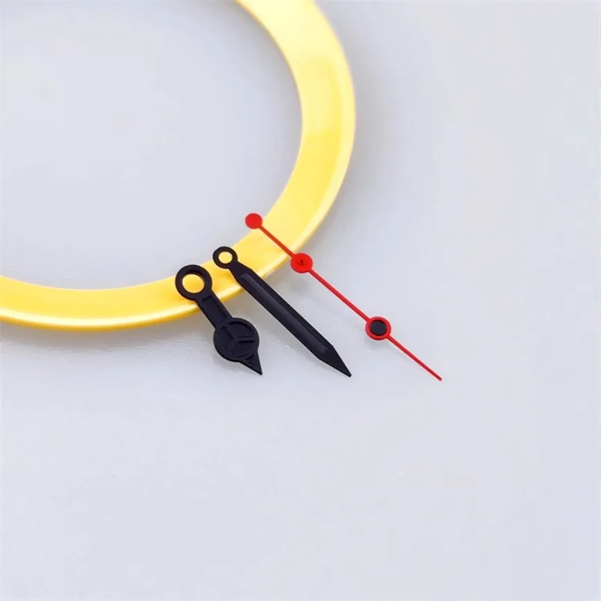 Accesorios de reloj de movimiento NH35, accesorio de mano negro, rojo, azul, amarillo, sin luminiscencia, NH35/NH36
