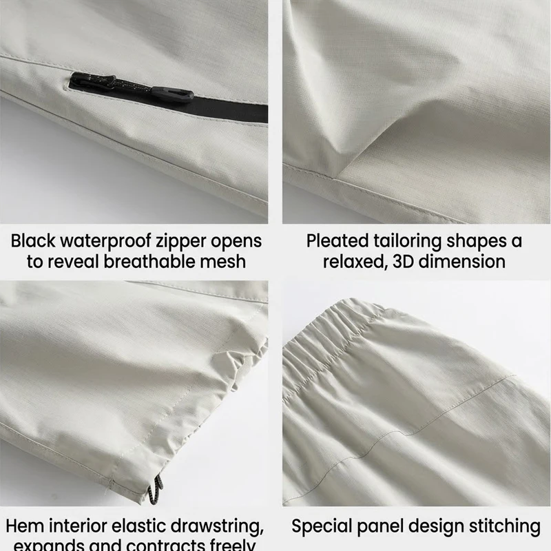 Wasserdichter & Schnelltrocknender A-Linien-Rock für Damen – Schlankmachendes Design mit Verstellbarem Saum für Herbstwanderungen & Outdoor-Sportarten – Detail 6