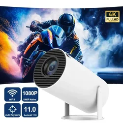 ProjectorPRO 4K Android 11 Dual Wifi6 260ANSI Allwinner H713 BT5.0 1080P 1280*720P Home Cinema Outdoor Projetor