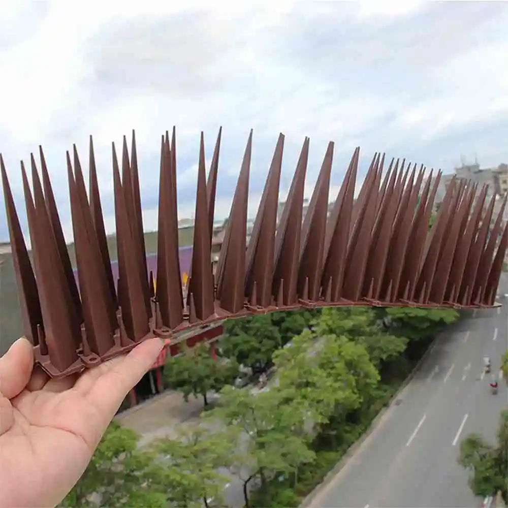 New Plastic High Thorn Bird Spike Wall Fence Guards Yard Bird Spikes Anti Climbing Security Wall Window Railing Garden Appliance