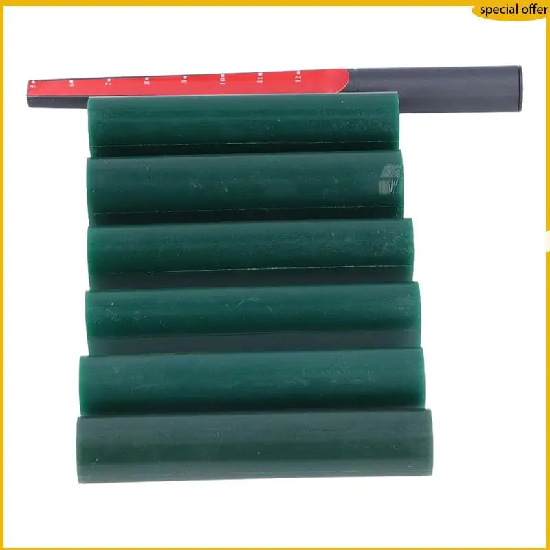 

Набор восковых трубок для колец A50I, 6 размеров восковых трубок для резьбы с линейкой для ювелирных колец, литье ремесел, ювелирных инструментов