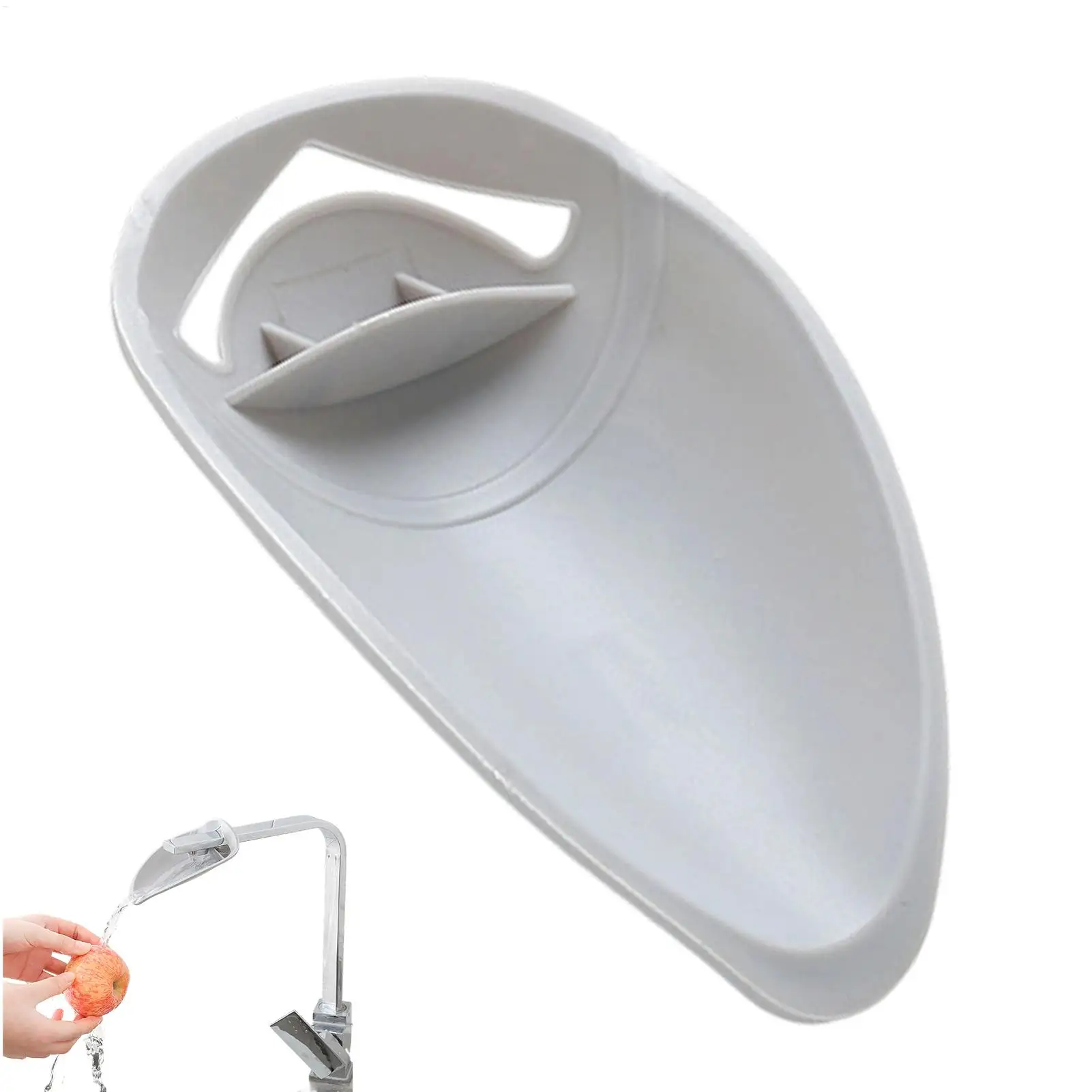 14.5X10cm Rotatable Faucet Extender with Sprayer, Heavy Duty Kid Friendly Water Attachment, Kitchen Garden Outdoor Shower Hose