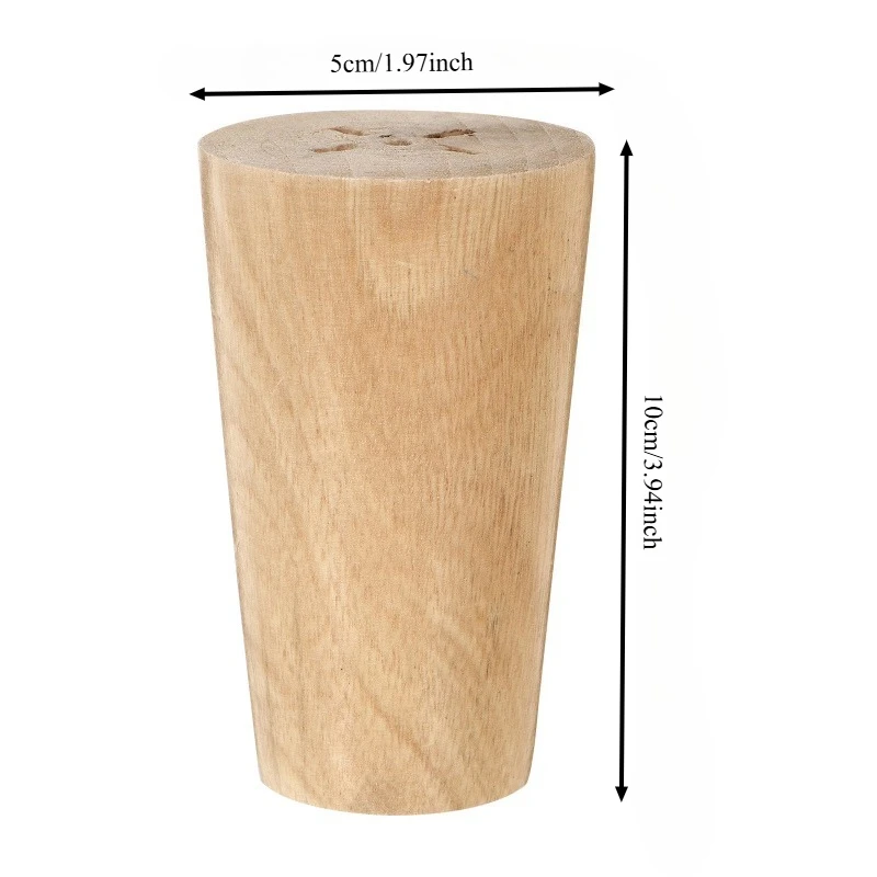 4pcs Cabinet Bun Foot Replacement Furniture Legs Solid Furniture Bun Feet Dresser Armchair Replacement Legs Wooden Couches Feet