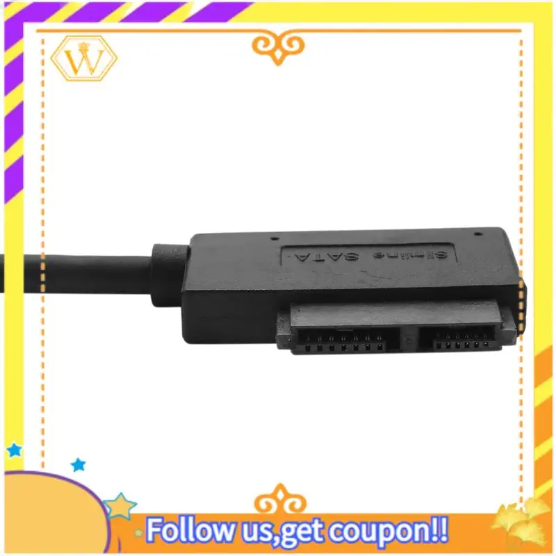 

A01K-3X USB 3.0 To 7+6 13Pin Slimline SATA Laptop CD/DVD ROM Optical Drive Adapter Cable