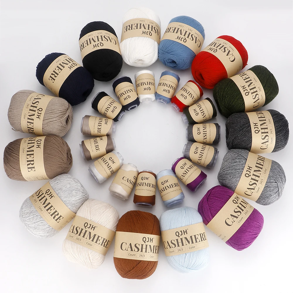 50+20g Cashmere Yarn - Soft Hand-Knitted Yarn for Knitting and Crochet Projects - DIY Ideal for Sweaters,Hats - Yarn Enthusiasts